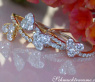 Drei Brillanten Herz Ringe