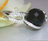 Beautiful Onyx Diamond Ring
