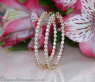 Handsome Diamond Hoop Earrings (Ø 35 mm)