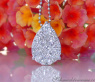 Picture Perfect Diamond Pear Pendant with Princess Diamonds