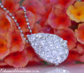 Picture Perfect Diamond Pear Pendant with Princess Diamonds