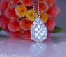 Picture Perfect Diamond Pear Pendant with Princess Diamonds