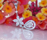 Exquisite Diamond Pear Pendant with Marquise Diamonds