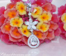 Exquisite Diamond Pear Pendant with Marquise Diamonds