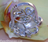 Magnificent AAA Southsea Pearl Ring with Diamonds (Ø 16 mm)