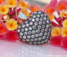 Beautiful Brown Diamond Heart Pendant incl. Chain