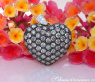 Beautiful Brown Diamond Heart Pendant incl. Chain