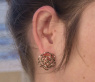 Picture Perfect Rose Earrings with Natural Brown Diamonds