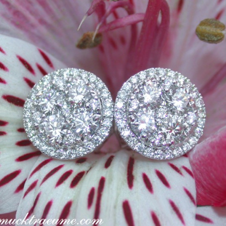 Exquisite Round Diamond Studs