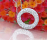 Elegant Diamond Circle Pendant