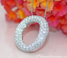 Elegant Diamond Circle Pendant