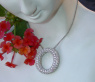 Elegant Diamond Circle Pendant