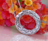 Elegant Diamond Circle Pendant