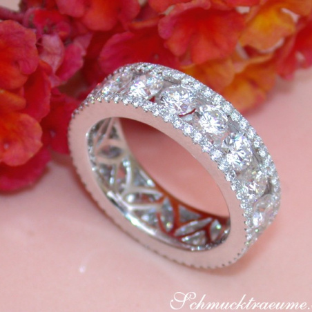 Hochkarätiger Brillanten Memory Ring