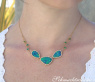 Precious Boulder Opal Necklace with Emeralds and Diamonds
