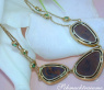 Precious Boulder Opal Necklace with Emeralds and Diamonds