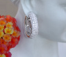 Precious Diamond Pave Hoop Earrings