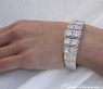 High Carat Diamond Bangle with Baguette Diamonds (5.64 ct.)
