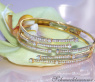 Picture Perfect Diamond Bangle in Yellow gold 18k