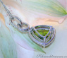 Precious Peridot Pendant with Diamonds