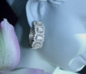 Beautiful Baguette Diamond Earrings
