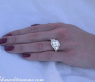 Tremendous Diamond Ring with Emerald Cut Diamonds