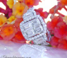 Tremendous Diamond Ring with Emerald Cut Diamonds