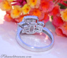 Tremendous Diamond Ring with Emerald Cut Diamonds