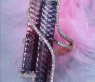 Striking Pink Tourmaline Ring with Diamonds