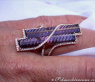 Striking Pink Tourmaline Ring with Diamonds