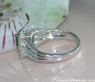 Pretty Emerald Ring with Diamonds