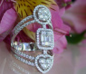 Striking Diamond Ring with Baguette Diamonds