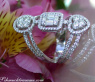 Striking Diamond Ring with Baguette Diamonds