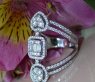 Striking Diamond Ring with Baguette Diamonds