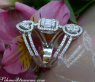 Striking Diamond Ring with Baguette Diamonds