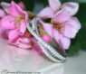 Extra Thin Crossover Diamond Ring
