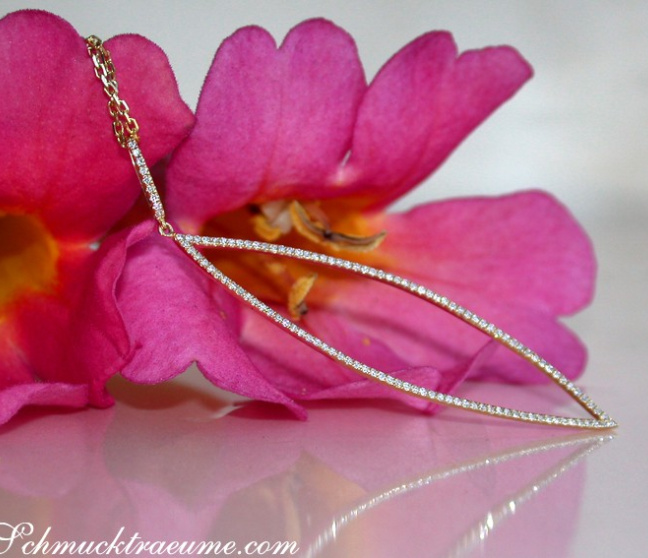 Diamant Kette in Gelbgold 750 Diamant Kette in Gelbgold 750