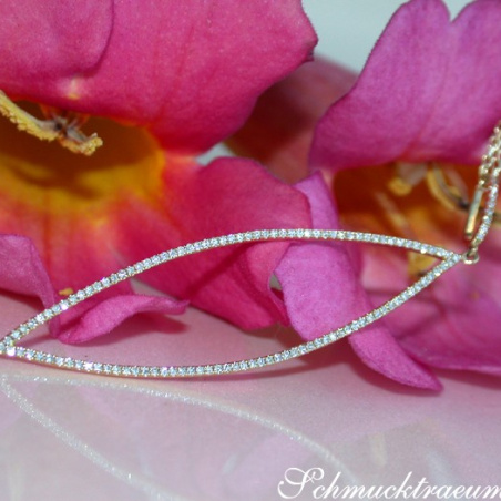 Diamant Kette in Gelbgold 750