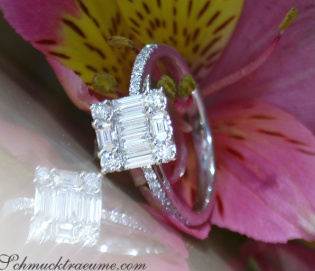 Picture Perfect Diamond Square Ring
