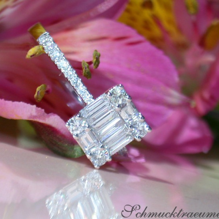 Picture Perfect Diamond Square Ring