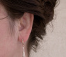 Interesting Diamond Earrings in Rosegold