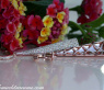 Interesting Diamond Earrings in Rosegold