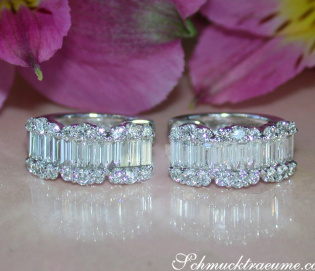 Precious Diamond Earrings in Whitegold 18k
