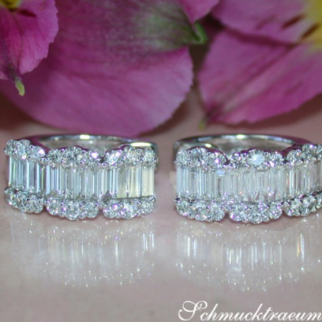 Precious Diamond Earrings in Whitegold 18k