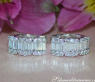 Precious Diamond Earrings in Whitegold 18k