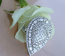 Prestigious Diamond Pear Ring in Whitegold 18k (4.27 ct.)