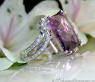 Impressive Amethyst Ring with Diamonds