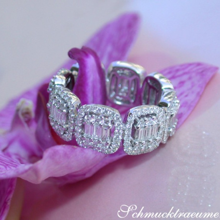 Magnificent Diamond Eternity Band (Square Style)