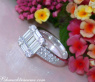 Tremendous Diamond Ring with extra long Baguette Diamonds