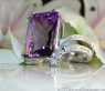 Impressive Amethyst Ring with Diamonds